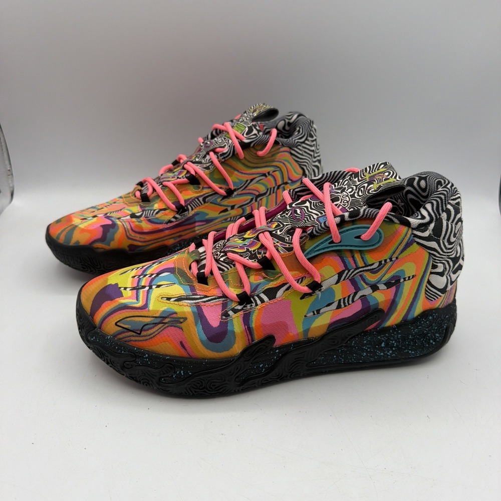 PUMA Melo Ball Dexter's Laboratory US7 Basketball Shoes - Picture 3 of 15